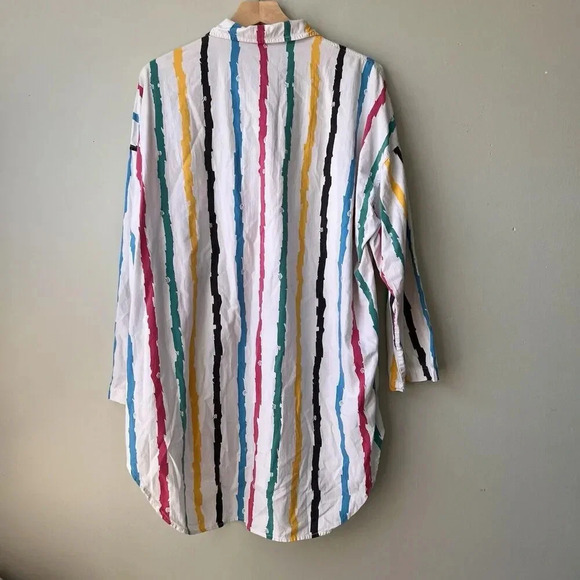 Vintage Starting Point Striped Button Down Size Large - Picture 4 of 4